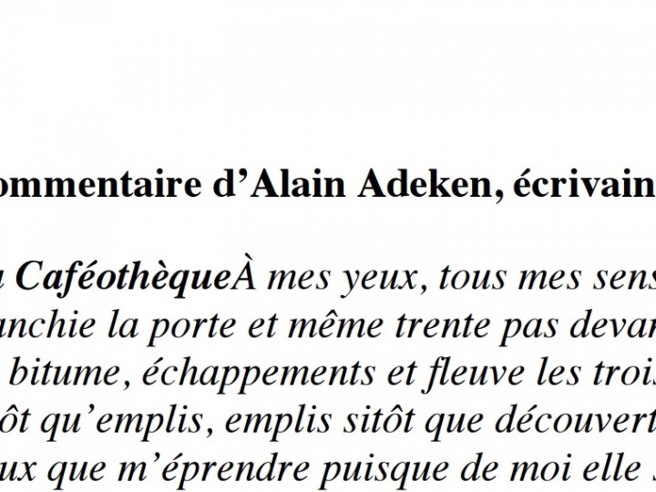 Alain Adeken – écrivain