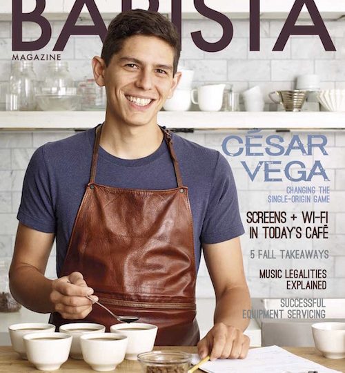 Interview de Gloria Montenegro dans Barista Magazine